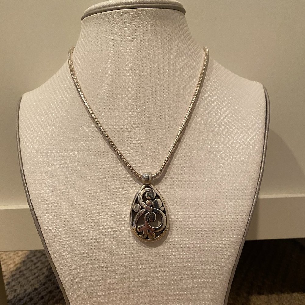 Brighton Silver Plated Pendant Necklace